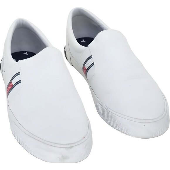 Tommy Hilfiger Fin2 White Slip-On Sneakers Women US 11 - Picture 1 of 6